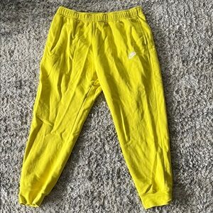 Nike Kids Bright Yellow Sweatpants
